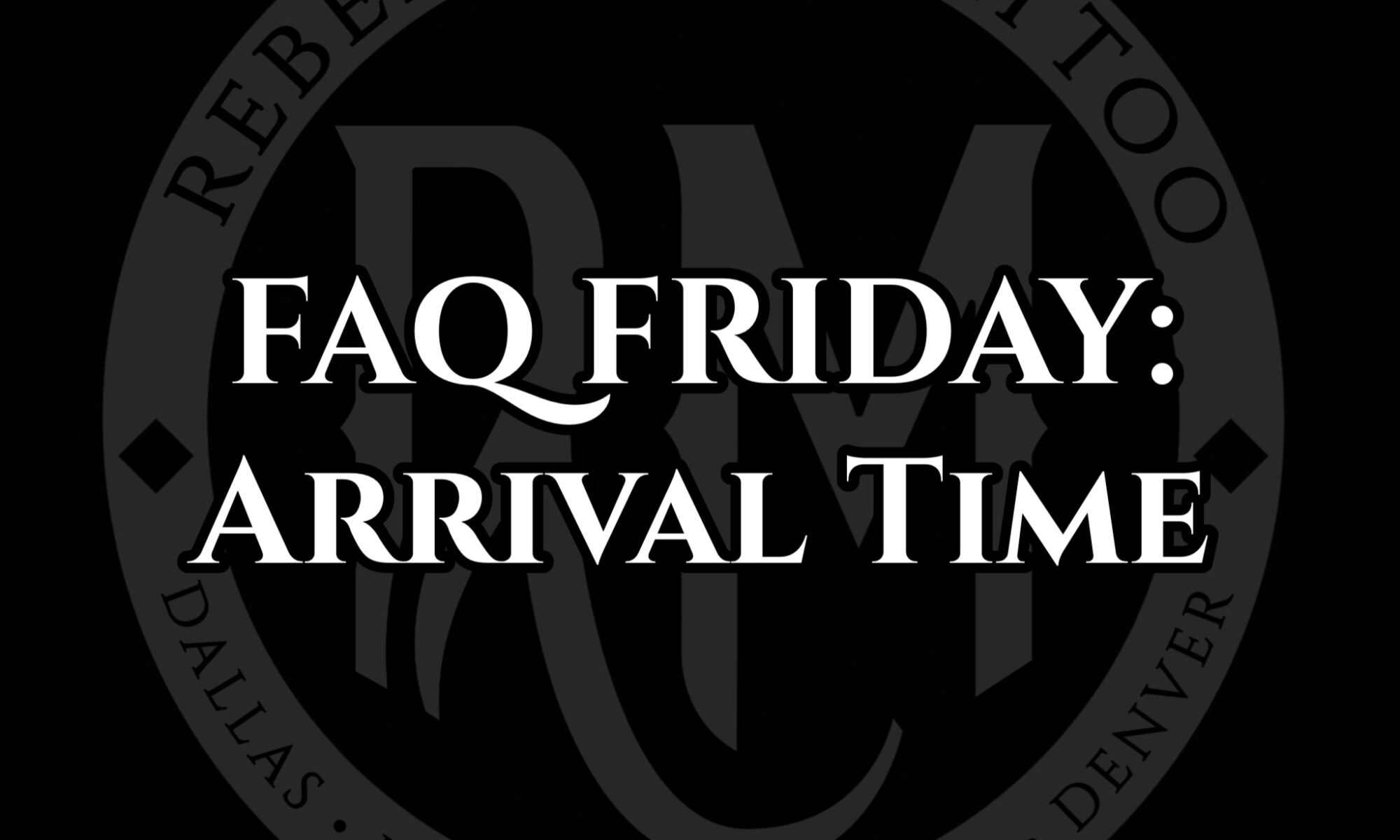 FAQ Arrival